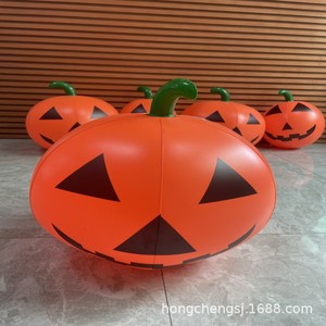 Halloween Inflatable Pumpkin Ball 40cm 60cm After Inflation Outdoor Yard Decoration Christmas Halloween Easter Decor Unisex Gift - Product Image 3