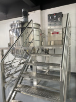 Désinfectant liquide pour les mains, liquide vaisselle, réservoir de mélange à double enveloppe avec agitateur