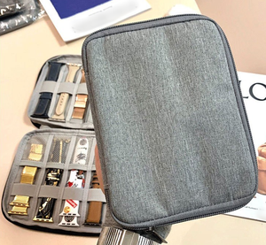 Pochette de rangement multifonctionnelle pour bracelet de montre, sac d'accessoires de voyage haut de gamme, pratique - Product Image 1