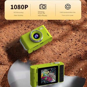 Mini <span class=keywords><strong>cam</strong></span>éra numérique beauté avec écran rabattable de 1,4 pouce, mode beauté 12MP, anti-tremblement, couleur, 300 mAh, mini <span class=keywords><strong>cam</strong></span>éra - Product Image 5