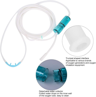 Cannule nasale à hydrogène et oxygène froids de 2 m avec tube d'aspiration et collecteur d'eau pour usage extérieur/voiture/usage domestique (boîtier en plastique, garantie 1 an)