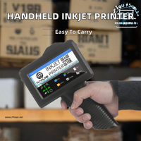 Meilleur Prix Nouvelle Imprimante Jet d'Encre Portable Machine de Codage Intelligente 10 ppm 600 dpi Encre à Séchage Rapide pour Papier/Étiquettes Chargement USB Étiqueteuse de Date