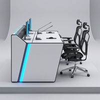Console de Commande Professionnelle pour Centre de Contrôle, Table de Salle de Contrôle, Poste de Travail d'Opérateur, Système de Mobilier de Sécurité