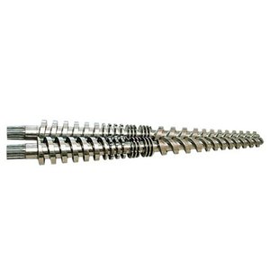 Krauss <span class=keywords><strong>Maffei</strong></span> KMD 75/26 pièces d'extrudeuse à double vis coniques parallèles pour le traitement du PVC - Product Image 2