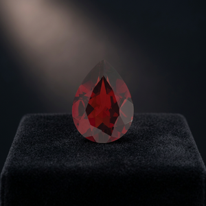 Gema de Calidad de 2.00 Quilates, Corte Pera 7x9mm, Almandina Natural/Garnet Rojo Zambiano, Certificado IGI, Precio de Fábrica al Por Mayor |   Zambiano - Product Image 2
