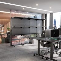 Étagère de rangement en métal pour bureau de jeu et bureau