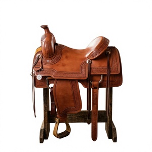 Silla de montar inglesa de cuero genuino BS International Wholesale Arrival con herrajes de acero inoxidable SUS304, suave y cómoda - Product Image 1