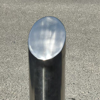 Bolardo de Tráfico de Acero Inoxidable SS304, Barrera Reflectante Diamantada IP67 Impermeable para Carreteras y Vías Urbanas