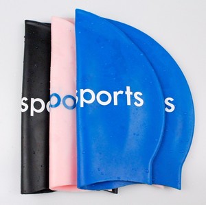 Al por mayor logotipo personalizado de impresión de 100% de silicona <span class=keywords><strong>S</strong></span>/L/XL tamaño má<span class=keywords><strong>s</strong></span> grande hombre gorras de natación - Product Image 3