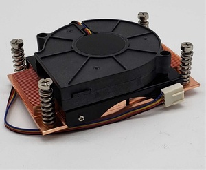 Enfriador de CPU de Cobre 1U de Calidad de Fábrica, Radiador de 12V para Servidor 1U - Product Image 3