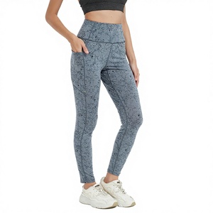 Pantalones de Yoga de Lana Merino, Leggings Deportivos de Lana Merino - Product Image 1