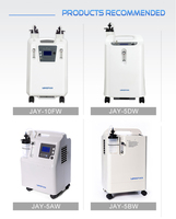 Concentrateur d'oxygène médical léger LONGFIAN JAY-3EW 3LPM, électrique, à brancher, certifié CE, conforme à la norme ISO 13485, classe II médicale