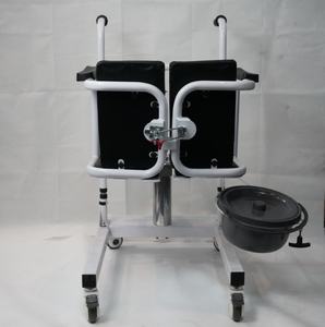 <span class=keywords><strong>Fauteuil</strong></span> <span class=keywords><strong>roulant</strong></span> manuel hydraulique en acier au carbone robuste WCHT WCHT0122 pour le transfert de patients, toilette/commode portable, réadaptation - Product Image 4