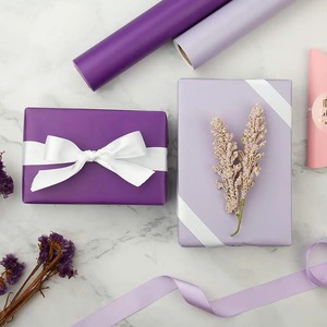 Rollo de Papel Recubierto de PE Morado, Ecológico, Reciclable, Impermeable por un Solo Lado, para Impresión Digital, Regalos, Manualidades y Embalaje, Venta al Por Mayor - Product Image 3