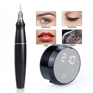 Potente Kit de Máquina de Tatuaje PMU para Cejas, Labios, Microblading, Maquillaje Permanente y Arte Corporal - Product Image 4