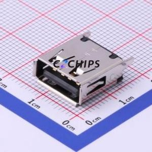 916-252A1023Y10220 USB Connector Through hole Component (THT) Connector Type-A USB 2.0 Female Through Hole - Product Image 1