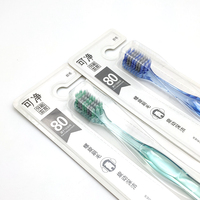 Brosse à dents manuelle à usage domestique pour adultes avec poignée transparente Certifié Soft Spiral Wire Prix bon marché