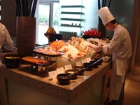 Peralatan Prasmanan Hotel Komersial, Meja Salad, Konter Penyajian Seafood, Prasmanan Makanan Dingin