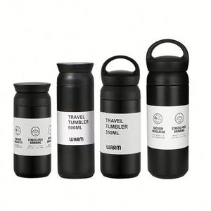 En stock, thermos de style japonais en acier inoxydable 304, 350 ml, 500 ml, tasse à café à double paroi isolée sous vide, pour le camping - Product Image 3