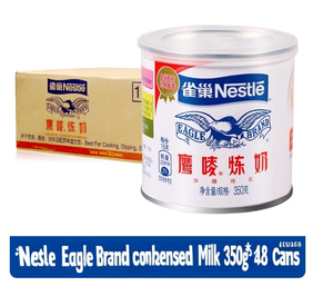 นมข้นเนสท์เล่อีเกิลดั้งเดิ<span class=keywords><strong>ม</strong></span>350กรัม * 48กระป๋องสำหรับใช้ในบ้าน-อาหารเช้าทาร์ตไข่ชาน<span class=keywords><strong>ม</strong></span>กาแฟ - Product Image 4