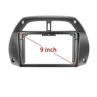 Lecteur DVD de voiture personnalisé Meihua, kits de cadre de 9 pouces pour l'intérieur de TOYOTA RAV4 avec faisceau de câblage, accessoires de pièces automobiles