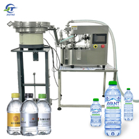 Machine de remplissage automatique de bouteilles d'eau personnalisée 2 en 1, petite machine de remplissage et de bouchage de bouteilles d'eau pour usine d'eau