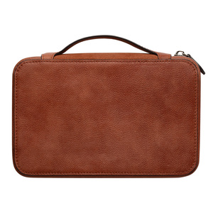 Bolsa Organizadora de Cables de Cuero con Logotipo Personalizado, Estuche de Almacenamiento para Dispositivos Electrónicos con Cierre, Porta Cables de Carga Portátil para Viajes - Product Image 2