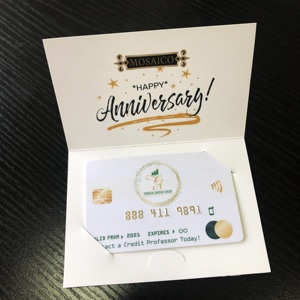 Cá nhân hoá tùy chỉnh thân thiện với môi giấy tráng chủ thẻ quà tặng cho doanh nghiệp - Product Image 6