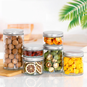 Tùy Chỉnh Rõ Ràng Vòng Rộng Miệng Lưu Trữ Lọ Thủy Tinh Với Vít Nắp Cho Đồ Ăn Nhẹ Như Các Loại Hạt Kẹo Cookie Thạch Sữa - Product Image 6