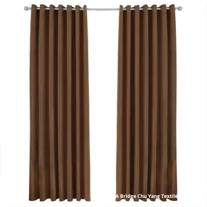Heybei High-End Nordic <strong>Mink</strong> Velvet Grommet <strong>Curtains</strong> American-Style Solid Pleated Blackout High Shading All-Season Luxury - Product Image 5