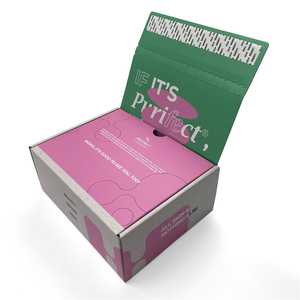 Caja de embalaje de envío corrugado Rosa reciclable, cajas de papel para <span class=keywords><strong>regalo</strong></span> - Product Image 4