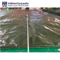Bâche tissée en PE enduite unie, anti-UV, verte, 160 g/m², robuste, personnalisable, pour tentes extérieures, voitures et bateaux