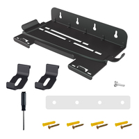 Support mural de rangement pour console PS5 Slim numérique avec lecteur de disque, pour manettes PS5, console de jeu PS5 avec support à crochets