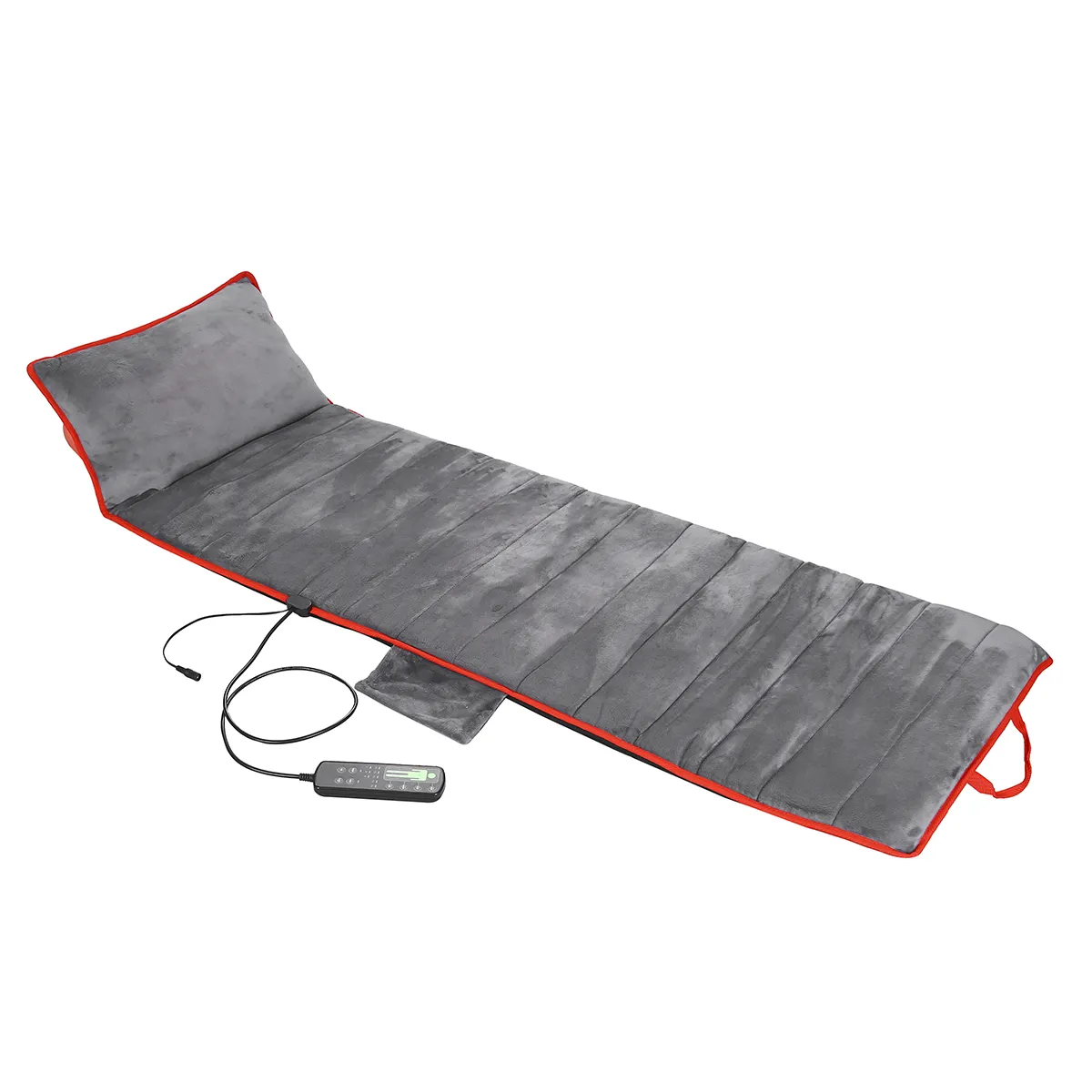 Matelas de massage chauffant vibrant électrique pour voiture, maison et bureau, coussin de lit de massage bon marché, approvisionnement en usine depuis 13 ans