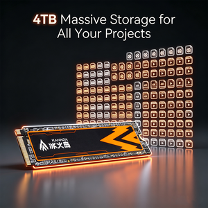 KANAGA 4TB NVMe M.2 SSD PCIe 4.0 Solusi Penyimpanan Ultra Cepat untuk Pengeditan Video & Pembuatan Konten - Product Image 6