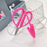 Ciseaux à broder portables miniatures Super Snips avec housse en silicone, ciseaux à broder Tini pour le point de croix, accessoire de couture