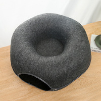 Neuzugang Großhandel Katzen-Tunnel-Nest individuelles Logo Sechseck-Gefell Peekaboo Katzenhöhle