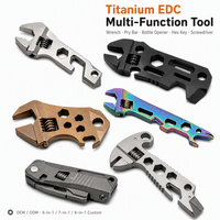 Mini porte-clés de sécurité usiné CNC en aluminium et acier inoxydable, porte-clés de défense personnelle usiné CNC