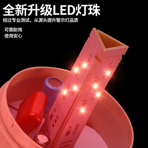 JD-2071J Warning Indicator Light Red Led 220V Plastic Screw Terminal Durable - Product Image 4