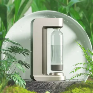 Grosir Botol Pembuat Air Gelembung Mini, Mesin Soda Pembuat Air Berkilau Portabel untuk Rumah atau Restoran