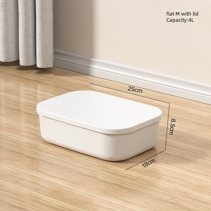 ชนิดแบนตรงกลางมีฝาปิด