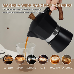 Cafetera de Aluminio de Alta Calidad, Cafetera Italiana, Cafetera Moka - Product Image 4