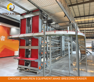 Cage à poulets <span class=keywords><strong>de</strong></span> type H avec compartiments bien proportionnés : un design qui aide les agriculteurs à obtenir des rendements économiques plus élevés sur des terres agricoles limitées - Product Image 1