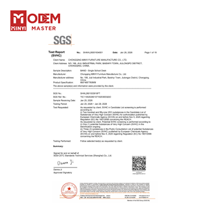 Fabricant de mobilier <span class=keywords><strong>scolaire</strong></span> MINYI, design italien, <span class=keywords><strong>brevet</strong></span>é, OEM, ODM, chaise de bureau, EN1729, ANSI, BIFMA, REACH, ISO, MSDS, SGS, INTERTEK, TUV - Product Image 4
