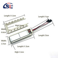 Anti-buée 12V 3A 36W avec LED monochrome, interrupteur tactile intelligent à double touche, variateur de luminosité et capteur capacitif pour miroir de salle de bain