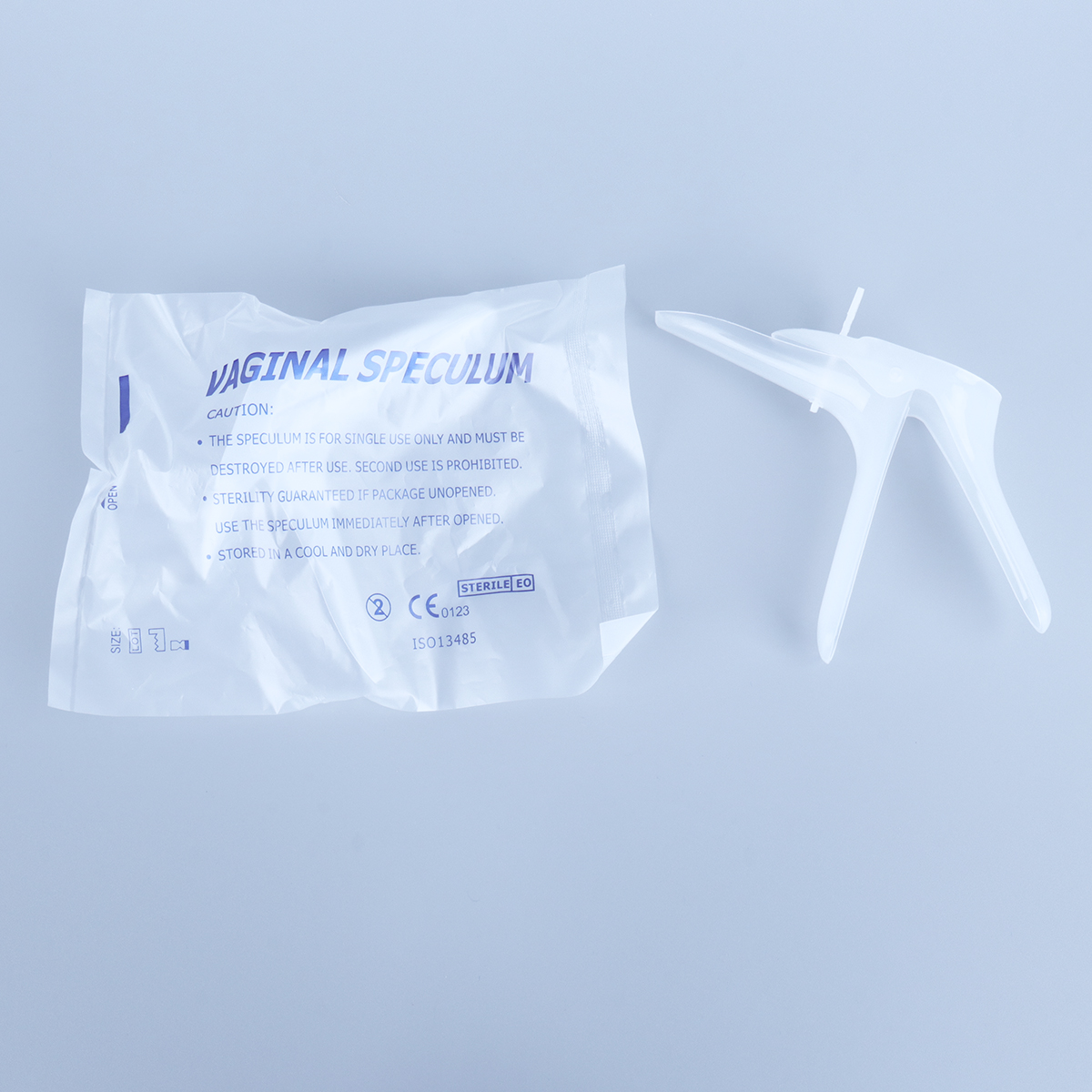 Espéculo vaginal desechable con diferentes tamaños