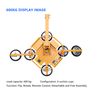 工業用真空吸着装置 多吸盤式 600kg <span class=keywords><strong>800kg</strong></span> ポータブル手動吸盤装置 ガラス真空リフター - Product Image 4