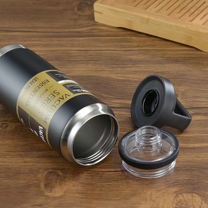 Custom Large Mouth Capacity Stainless Steel Travel Sport Insulated Thermos Water <b>Bottle</b> with Handle Direct Drinking Eco-Friendly - Product Image 2