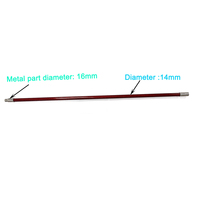 Paralyseur à tête de barbe à 3 branches 12 "Treble Prong Tip Spearfishing Omer Carbon Fiber Pole Hand Spear Fishing Hawaiian Sling Polespear
