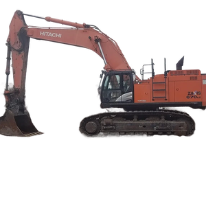 Excavatrices Hitachi ZX670, excavatrice sur chenilles ZX670LC, équipement de construction minier lourd, grandes machines ZX670 - Product Image 1